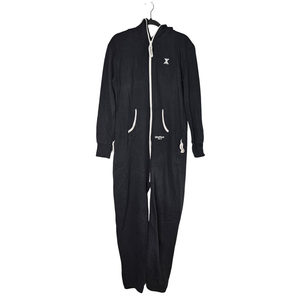 The Norweigian Original OnePiece Jump In Jumpsuit Hooded in Black Adult Medium